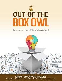 Out of the Box Owl by Mary Shannon Moore - Book cover.