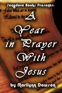 A Year in Prayer With Jesus by Marilynn Dawson. Book cover