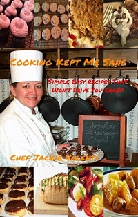 Cooking Kept Me Sane (book) by Jackie Valenti Cooking Kept Me Sane by Jackie Valenti. Book cover