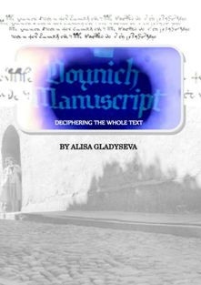 Deciphering the whole text of the Voynich Manuscript by Alisa Gladyseva. Book cover