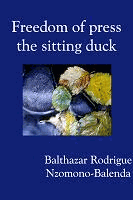 Freedom of press the sitting duck. Book cover