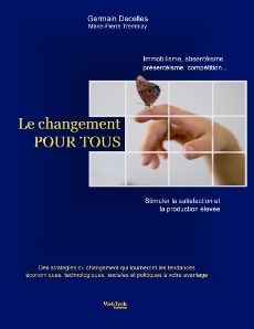 Le changement POUR TOUS de Germain Decelles. Couverture de livre