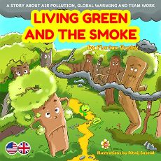 Living Green and the smoke by Florian Bushy. Book cover