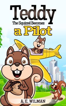 Teddy The Squirrel Becomes a Pilot - Book cover