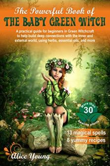 The Powerful Book Of The Baby Green Witch - Book cover