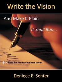 Write the Vision and Make it Plain by Deniece Senter. Book cover