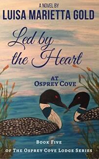 Led by the Heart at Osprey Cove by Luisa Marietta Gold. Book cover.