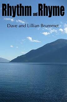 Rhythm and Rhyme by Lillian and Dave Brummet. Poetry. Book cover.
