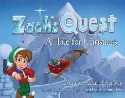 Zach's Quest - A Tale for Christmas by Matt and Melanie Dragovits. Book cover.