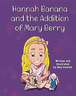 Hannah Banana and the Addition of Mary Berry by Amy Doslich - Book cover.