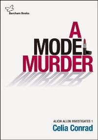 A Model Murder by Celia Conrad - Book cover.
