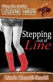 Stepping Out Of Line by Linda Carroll-Bradd, Book cover.