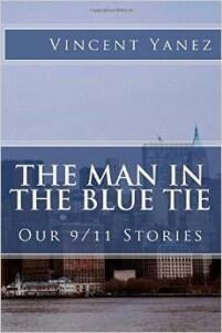 The Man In The Blue Tie by Vincent Yanez - Book cover.