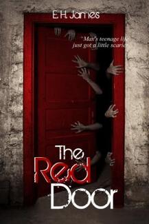 The Red Door by E. H. James. Book cover.
