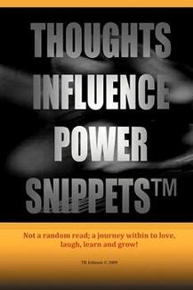 Thoughts Influence Power Snippets by TR Johnson. Book cover.