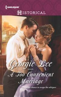 A Too Convenient Marriage by Georgie Lee - Book cover.