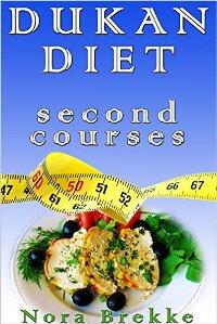 Dukan Diet Second Courses by Nora Brekke - Book cover.