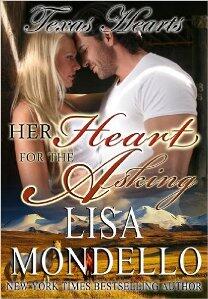 Her Heart for the Asking by Lisa Mondello. Book cover.