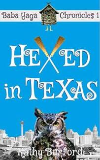 Hexed in Texas by Kathy Burford, book cover.