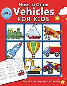 How to Draw Vehicles for Kids - Book cover.