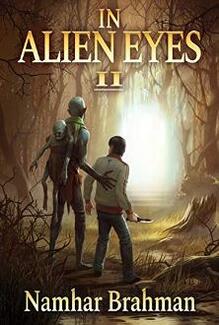 In Alien Eyes: Part 2 by Namhar Brahman, book cover.