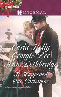 It Happened One Christmas by Georgie Lee - Book cover.