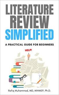 Literature Review Simplified: A Practical Guide for Beginners by Rafiq Muhammad. Book cover.