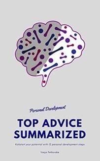 Personal Development Top Advice Summarized by Vasja Petkovska - book cover.