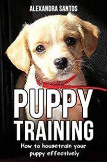 Puppy Training by Alexandra Santos - Book cover.