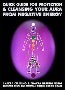 Quick Guide For Protection And Cleansing Your Aura From Negative Energy by Odin - book cover.