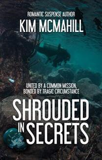 Shrouded In Secrets by Kim McMahill, Book cover.