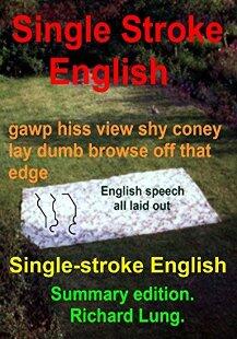 Single-stroke English by Richard Lung - Book cover.
