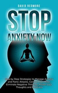 Stop Anxiety Now by David Redmore - book cover.