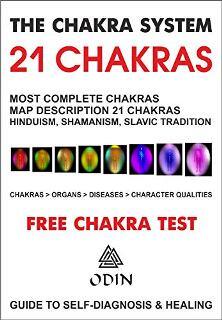 The Chakra System – 21 Chakras by Odin - Book cover.