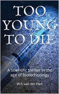 Too young to die by W.F. van der Hart, book cover.