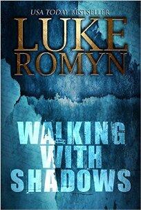 Walking with Shadows by Luke Romyn - Book cover.