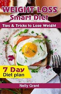 Weight Loss Smart Diet by Nelly Grant. Book cover.