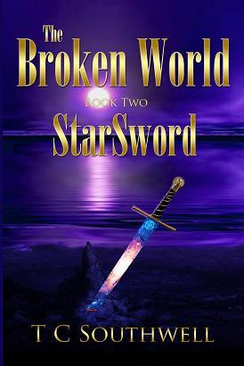 The Broken World II, Starsword by TC Southwell. Book cover.