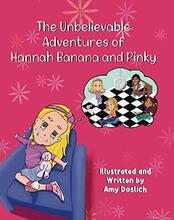 The Unbelievable Adventures of Hannah Banana and Pinky. Book cover.