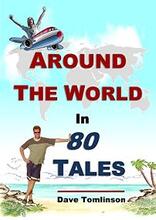 Around the World in 80 Tales by Dave Tomlinson - Book cover.