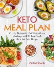 Keto Meal Plan by Jolene Daisy - Book cover.