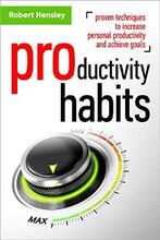 Productivity Habits by Robert Hensley - book cover.
