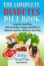 The Complete Diabetes Diet Book by Nigel Methews - Book cover.