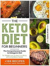 THE KETO DIET FOR BEGINNERS by Tasha Ryan - Book cover.