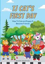 TJ CAT'S FIRST DAY AT SCHOOL (book) by Israelin Shockness.